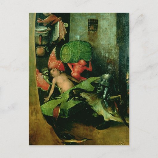 最後の審判:キャスクの詳細 ポストカード (正面)