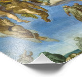 最後の審判、システィーナ礼拝堂バイミケランジェロ フォトプリント (角)