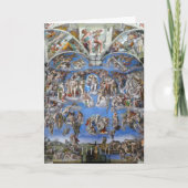 最後の審判 - システィーナ礼拝堂、バチカン市 カード (正面)