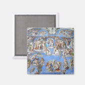 最後の審判、システィーナ礼拝堂 – 磁石 (正面/裏面)