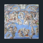 最後の審判、システィーナ礼拝堂 – 磁石<br><div class="desc">最後の審判、ルネッサンスの画家ミケランジェロのフレスコ画イタリアンは、バチカン市のシスティン礼拝堂の祭壇壁全体を覆い、キリストの第二の姿と人類の神による最終的で永遠の審判を描いた来。zazzle.com/justthinkingofyouをご覧いただきありがとうございます。</div>