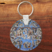 最後の審判、システィーナ礼拝堂 – keychain キーホルダー (正面)