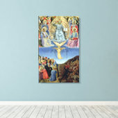 最後の審判、トリプチチの中央パネル キャンバスプリント (インサイチュ (ウッドフロア))