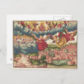 最後の審判，ルター聖書から， c.1530 ポストカード (正面/裏面)