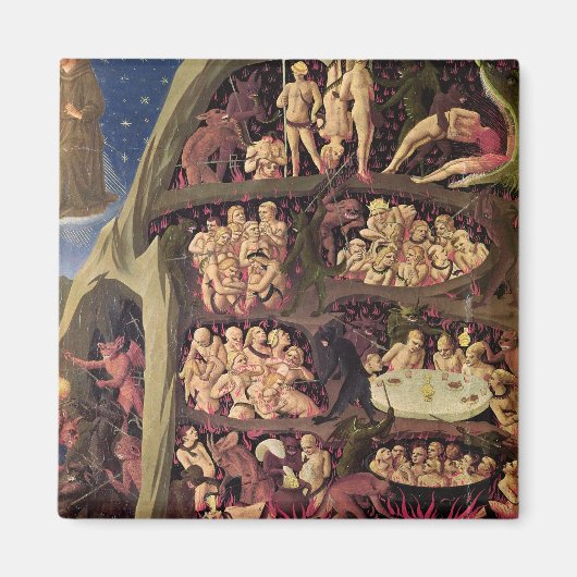 最後の審判,地獄の詳細, c.1431 マグネット (正面)