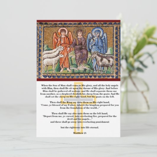 最後の審判 – 羊とヤギの分離 招待状 (スタンド正面)