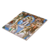 最後の審判(詳細)ミケランジェロ タイル (側面)