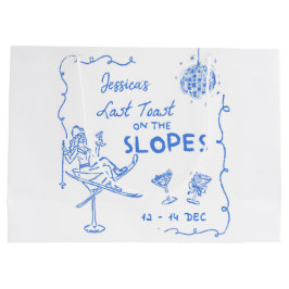 最後の山頂での乾杯 バチェロレッテウィークエンド ラージペーパーバッグ