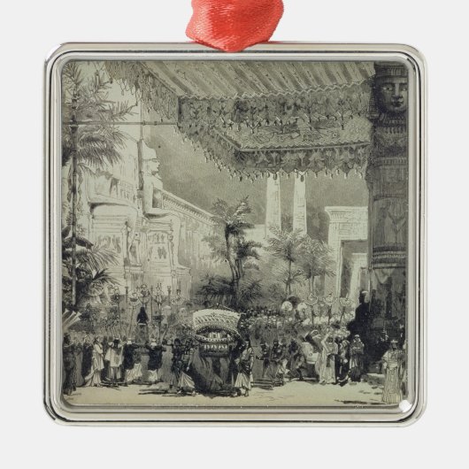 最後の幕のためのステージのデザイン メタルオーナメント (正面)