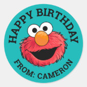 最後の怪物 |ハッピーバースデーギフトラベル ラウンドシール (正面)