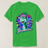 最後の恐竜のネオンをデンバー Tシャツ (デザイン正面)