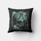 最後の息 – テクノ – ディストピアのストリートウェア クッション (裏面)