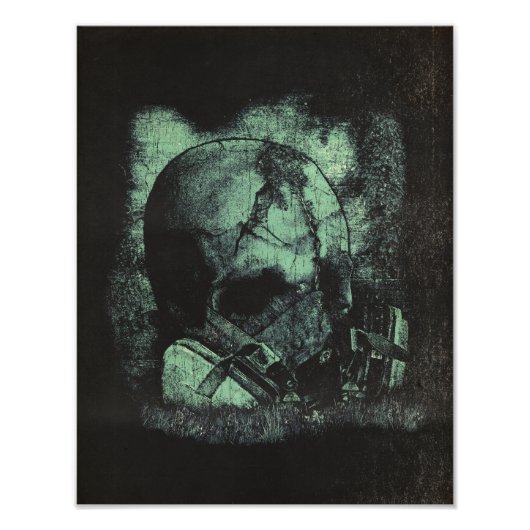 最後の息 – テクノ – ディストピアのストリートウェア フォトプリント            (正面)