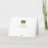 最後の抗がん剤治療おめでとうジャンプ カード (裏面)