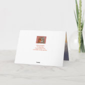 最後の抗がん剤治療のお祝い 自然のカード カード (裏面)