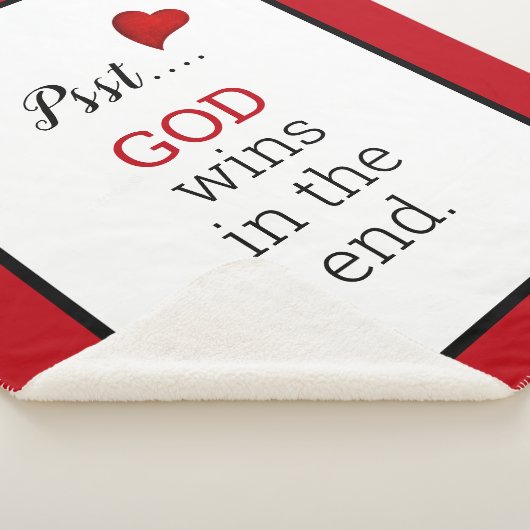 最後の文字白で神が勝感動的つ シェルパブランケット (3/4)