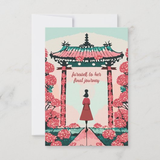 最後の旅のお別れ サンキューカード (正面)