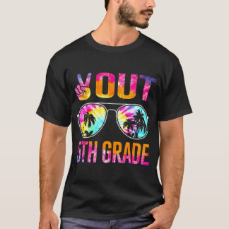 最後の日の5年生絞り染め卒業 Tシャツ