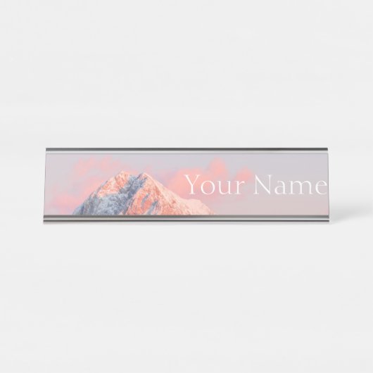 最後の日照山ストルジチ，スロベニア デスクネームプレート (正面)