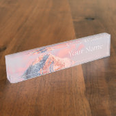 最後の日照山ストルジチ，スロベニア デスクネームプレート (側面)