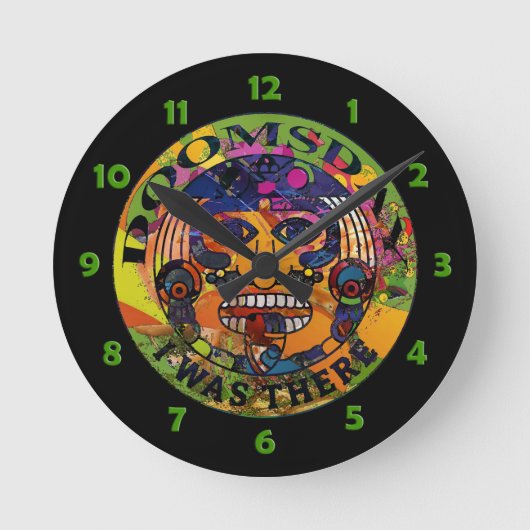 最後の日 – 私はそこにいた | Mayaの予言 ラウンド壁時計 (正面)