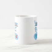 最後の昼間学校の夏期休暇のおもしろいなコーヒー・マグ コーヒーマグカップ (中央)