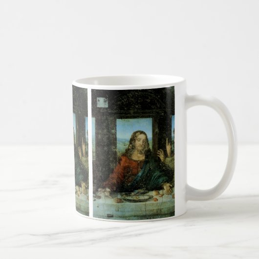 最後の晩餐からキリストの主 コーヒーマグカップ (右)