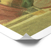 最後の晩餐からキリストの頭1480年（フレスコ） ポスター (角)