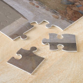 最後の晩餐のレオナルド・ダ・ヴィンチの絵画 ジグソーパズル (側面)