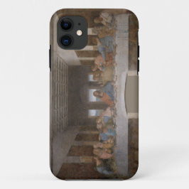 最後の晩餐のレオナルド・ダ・ヴィンチの遅い1490s壁画 iPhone 11 ケース