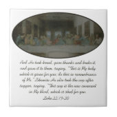 最後の晩餐のヴィンテージ タイル (正面)