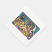 最後の晩餐の宗教的ナプキン スタンダードランチョンナプキン (角)