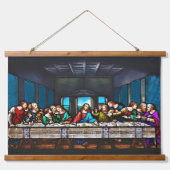 最後の晩餐の木は壁のタペストリーを乗せた 吊り下げ型タペストリー (正面)