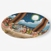 最後の晩餐の紙皿 ペーパープレート (アングル)