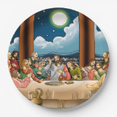 最後の晩餐の紙皿 ペーパープレート (正面)