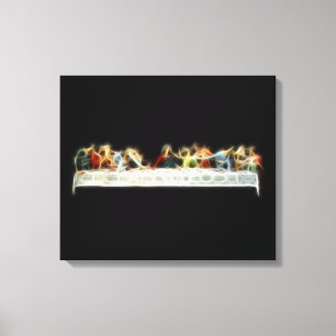 最後の晩餐のDa Vinciイエス・キリストのフラクタルの絵画 キャンバスプリント