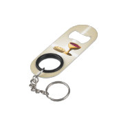 最後の晩餐イースターの種なしパンとワイン キーホルダー栓抜き (裏面アングル)