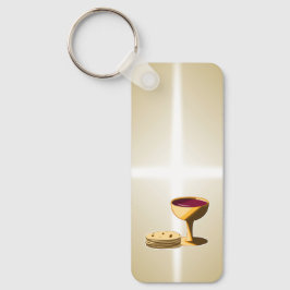 最後の晩餐イースターの種なしパンとワイン キーホルダー