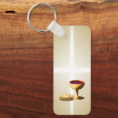 最後の晩餐イースターの種なしパンとワイン キーホルダー (正面)