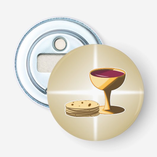 最後の晩餐イースターの種なしパンとワイン 栓抜き (正面)