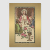 最後の晩餐カトリックのカードでイエスの大祭司 (正面)