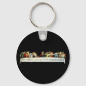 最後の晩餐ダヴィンチイエスフラクタル絵画ズ キーホルダー (正面)