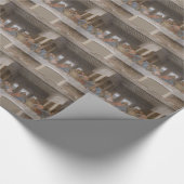 最後の晩餐レオナルド・ダ絵画・ヴィンチ ラッピングペーパー (角)