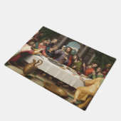 最後の晩餐ヴィセンテフアン・マシップ ドアマット (アングル)