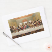 最後の晩餐ヴィンテージ 長方形シール (封筒)