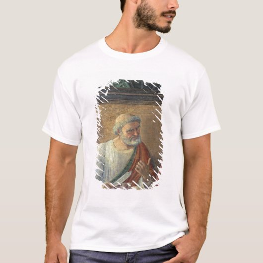 最後の晩餐1480年(フレスコ画) (61997の詳細) Tシャツ (正面)