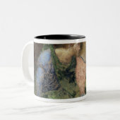 最後の晩餐1495-97年 ツートーンマグカップ (正面左)