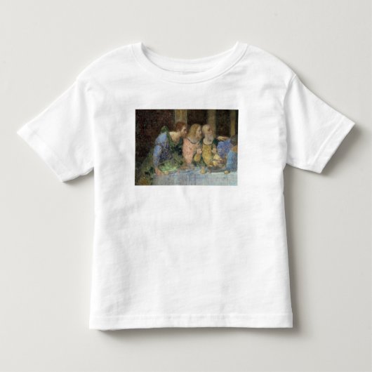 最後の晩餐1495-97年 トドラーTシャツ (正面)