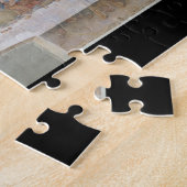 最後の晩餐1495-97年(フレスコ画) ジグソーパズル (側面)