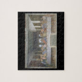 最後の晩餐1495-97年(フレスコ画) ジグソーパズル (縦)